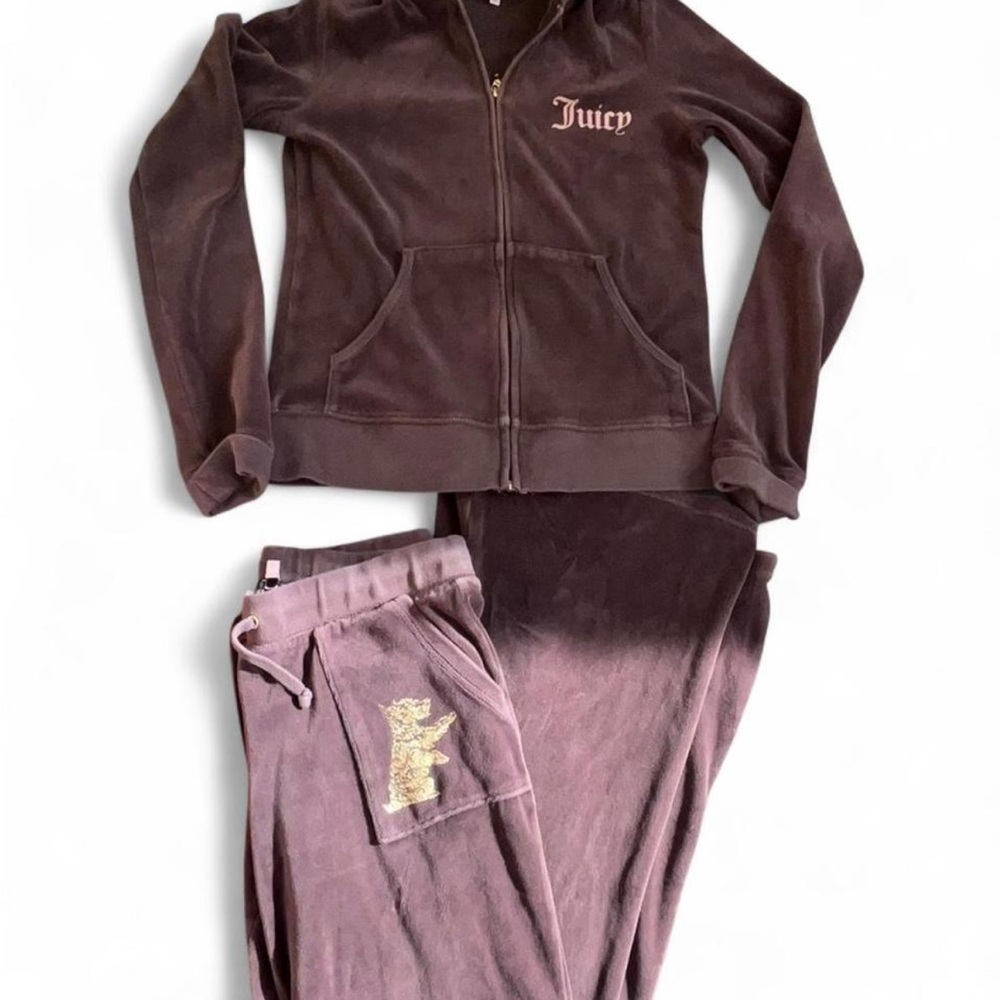 Juicy Couture Chocolate Velour Set